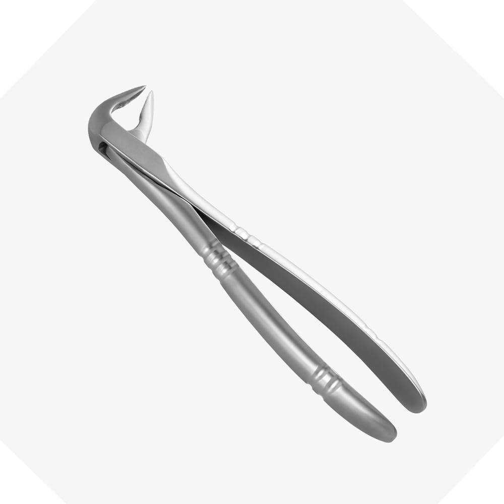 Deep Grip Extraktionszange für Unterkieferwurzeln und schmale Frontzähne – Precision Dental, Extraktionszangen