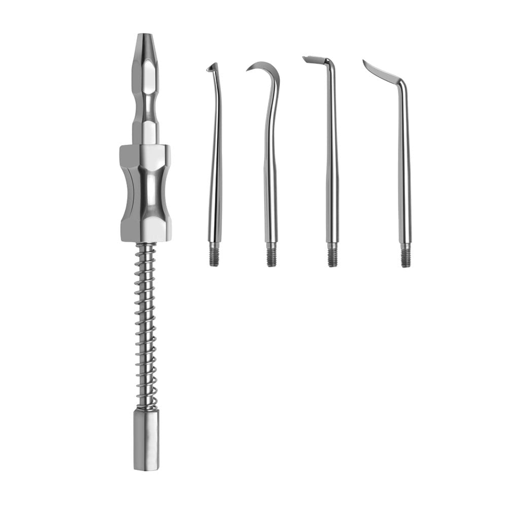 Kronenentferner mit Federmechanismus – Precision Dental, Pinzetten