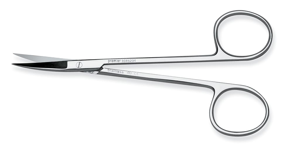 Iris - Curved/Delicate 4 ½” 9085204 – Premier Dental, Gingivektomiemesser - Zahnfleischscheren