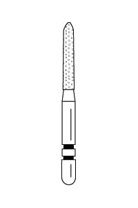 251.8 - Bevel-End Cylinder – Premier Dental, Diamanten