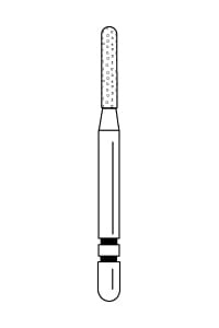 573.6 - Parallel Cylinder Round-End – Premier Dental, Diamanten