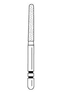 Two Striper 783.10 – Round-End Taper – Premier Dental, Diamant- und Trennscheiben