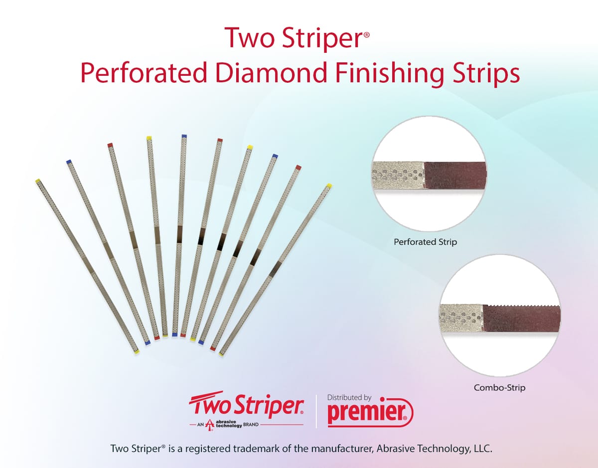 Perforated Diamond Finishing Strips 350 Medium – Premier Dental, Polierstreifen - Schleifstreifen