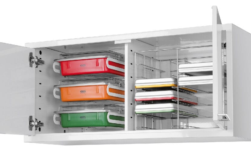 Support en acien pour trays et tubs – Rossicaws SRL, Trays, Sterilcontainer und Zubehör