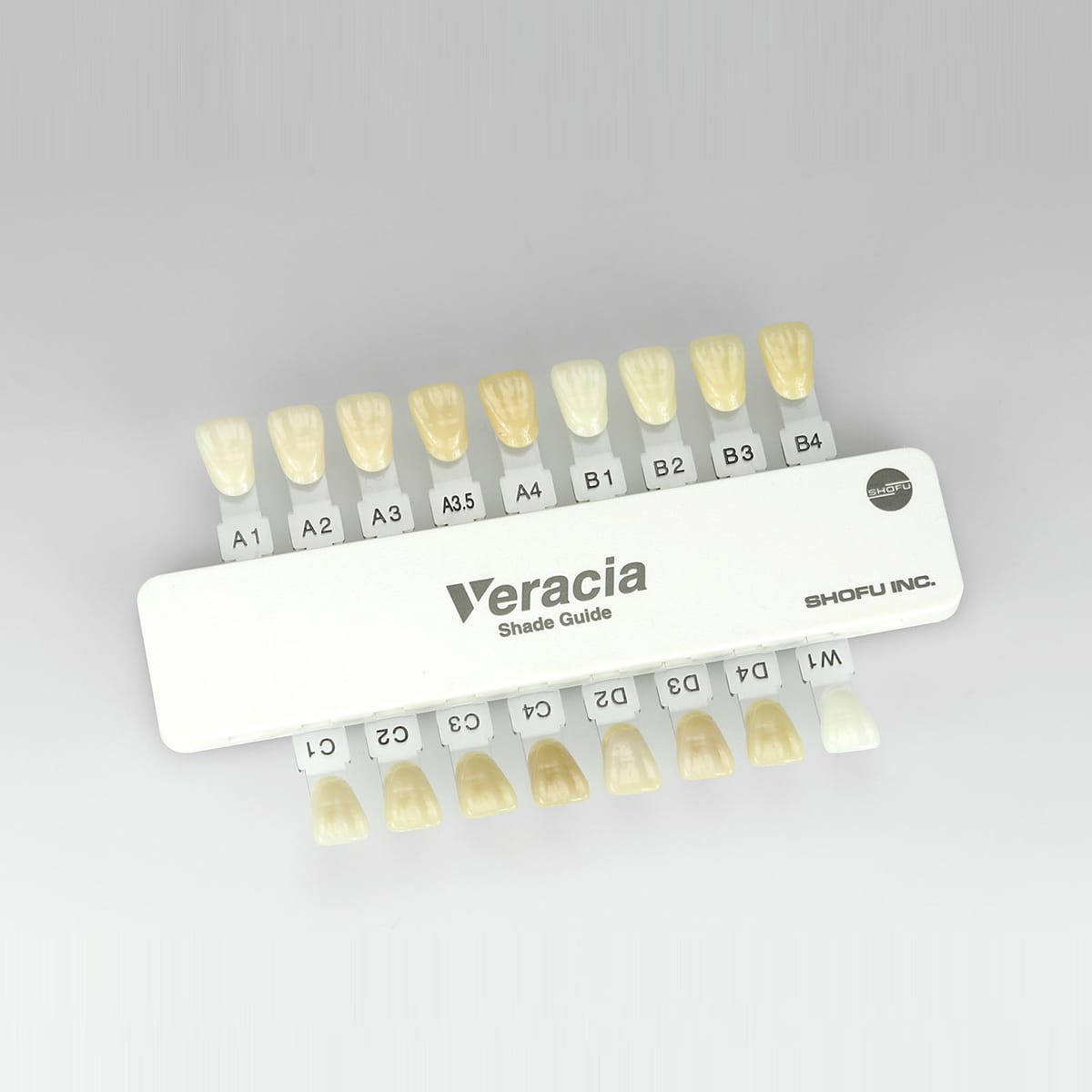 Veracia / Veracia SA Shade guide – Shofu Dental, Farbringe, Farbskalen, Zahnschränke