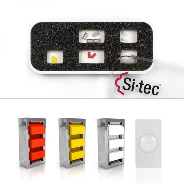 TK-Fric Testset Sek. aus CoCrMo – Si-tec, Geschiebe