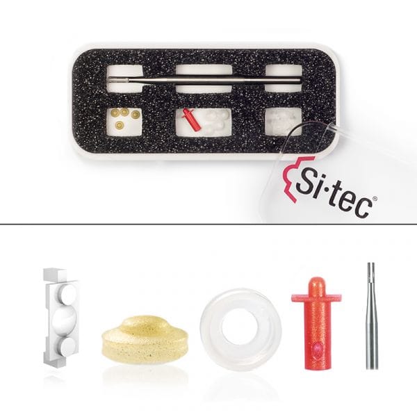 TK-Snap rund Testset – Si-tec, Geschiebe