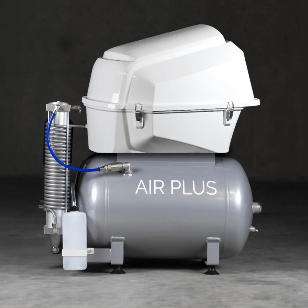 Compressor Air Plus Two with dryer and soundproof cover – Simple & Smart S.R.L., Kompressoren + Absaugung