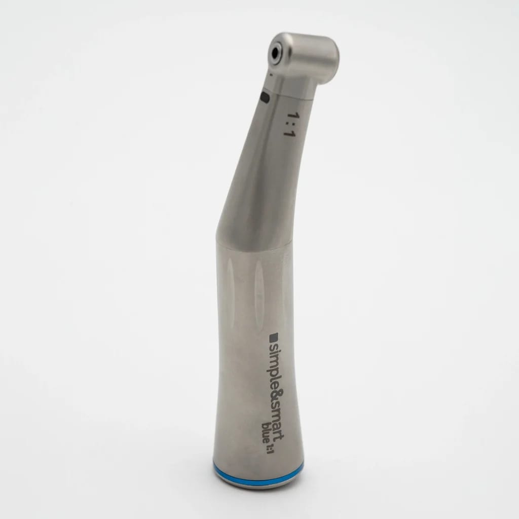 Contra-angle S&S Blue 1:1 with light – Simple & Smart S.R.L., Übertragungsinstrumente