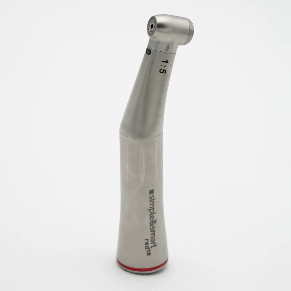 Contra-angle S&S Red 1:5 with light – Simple & Smart S.R.L., Übertragungsinstrumente
