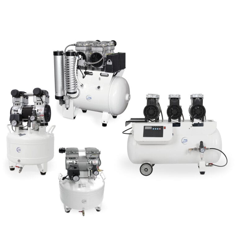 SILENT LINE Kompressoren – Tecnomed Italia s.r.l., Kompressoren + Absaugung