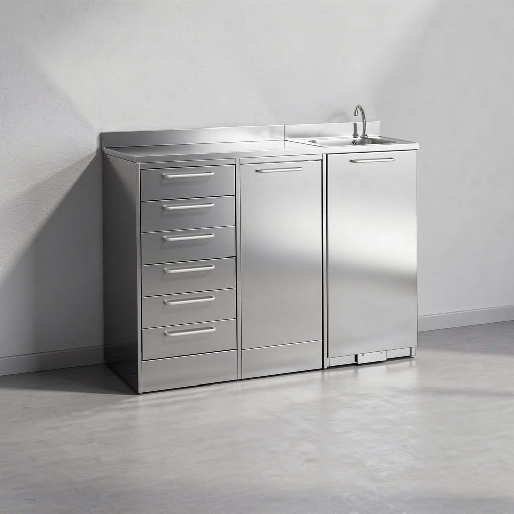 Stainless steel surgical sink module – Tecnomed Italia s.r.l., Einrichtungsgegenstände und -Zubehör