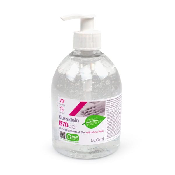 B70gel Hand Disinfectant Gel with Aloe Vera - 500ml Pump Dispenser Bottle – Topdental Products Ltd., Händedesinfektion