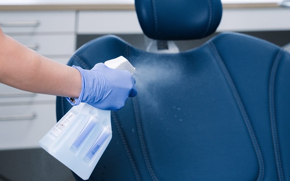 ViroSurf Zero Eco-Cartridge dental chair – Topdental Products Ltd., Flächendesinfektion