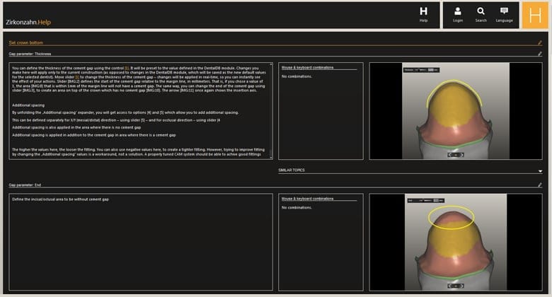 Zirkonzahn.Help – Zirkonzahn, CAD/CAM-Software