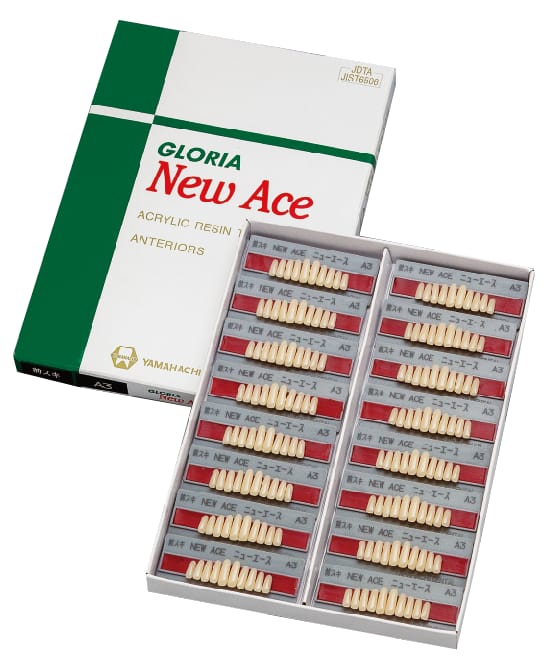 Neo Ace Vorderzahn mit Lücke – Yamahachi Dental MFG., CO., Kunststoffe