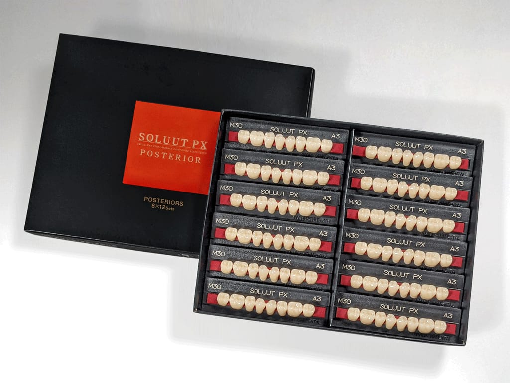 Solute PX Posterio – Yamahachi Dental MFG., CO., Prothesenkunststoffe