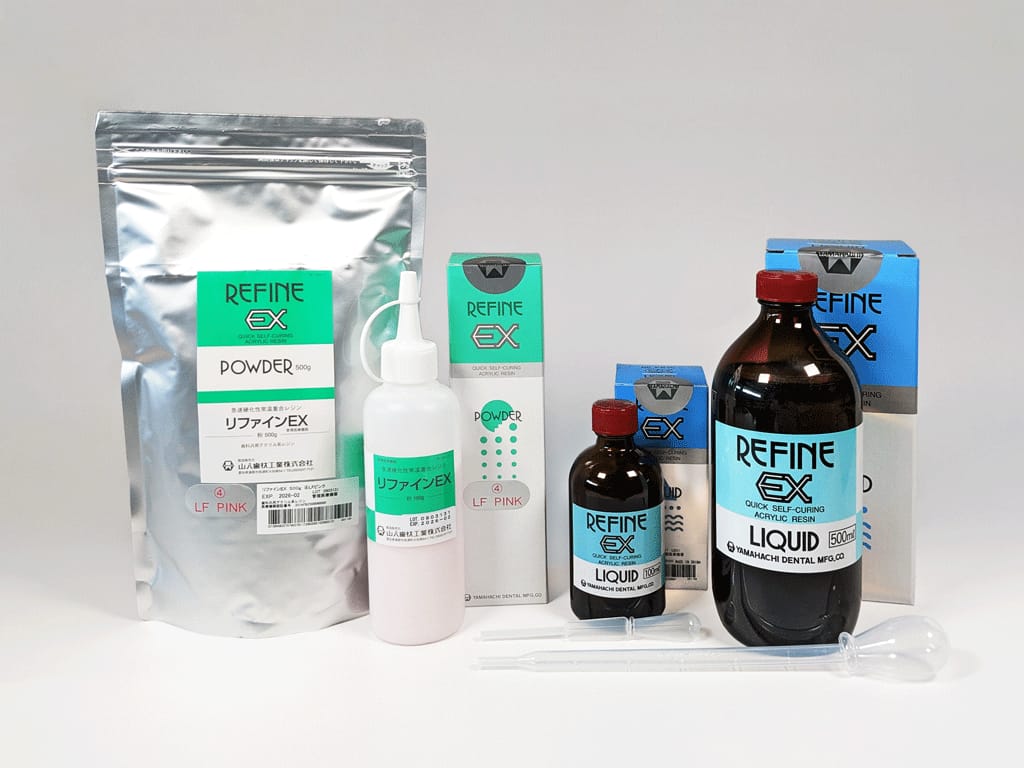 Refine EX – Yamahachi Dental MFG., CO., Kunststoffe