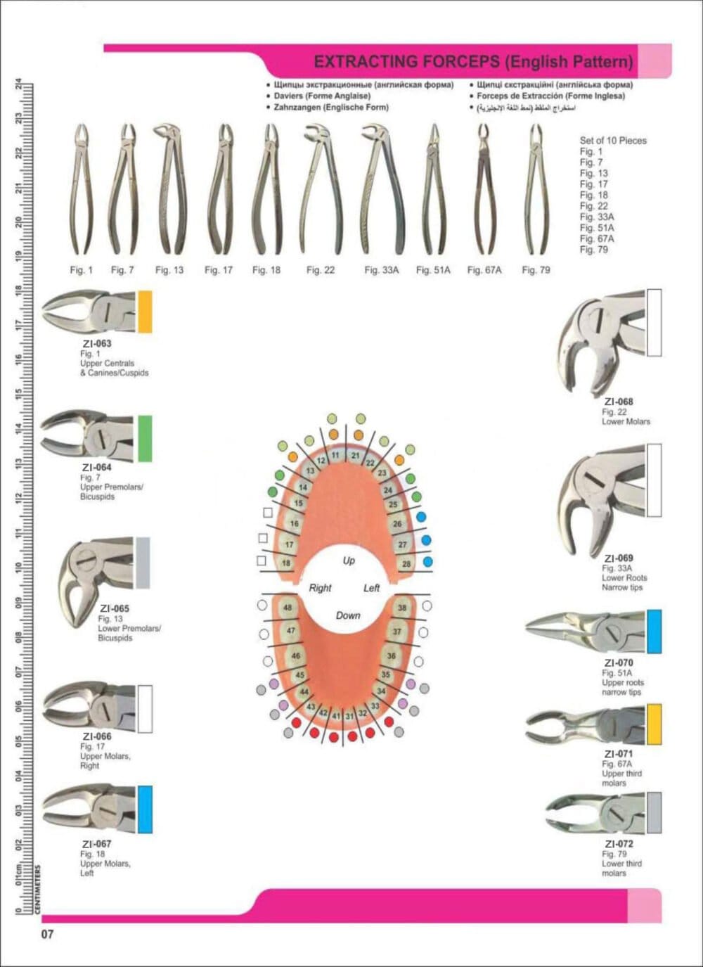 Extracting Forceps – Zaryab Instruments, Extraktionszangen