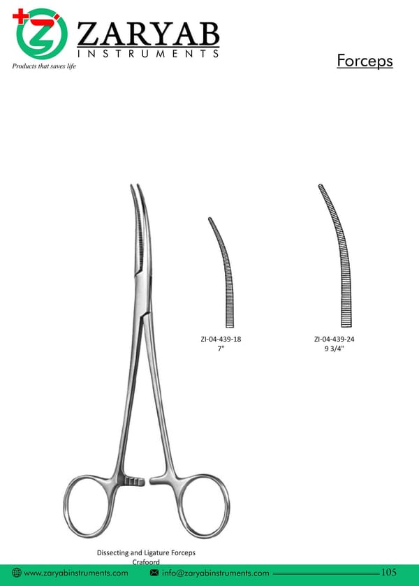 Forceps ZI-04-439-18