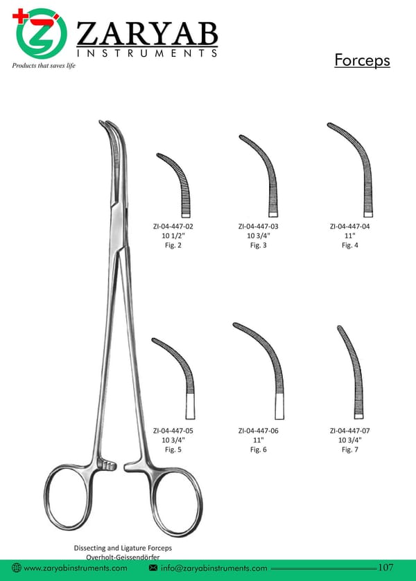 Forceps ZI-04-447-02