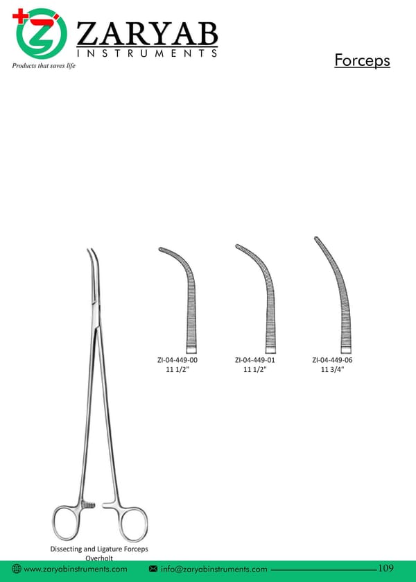 Forceps ZI-04-449-00