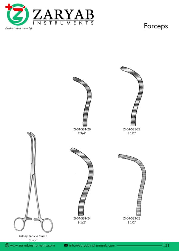 Forceps ZI-04-531-20