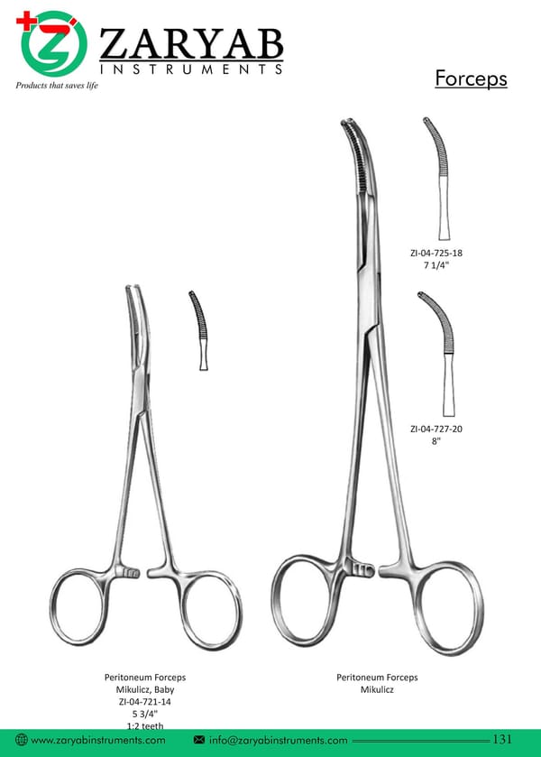 Forceps ZI-04-725-18