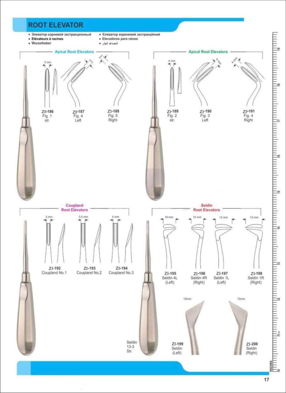 Root Elevators – Zaryab Instruments, Wurzelheber