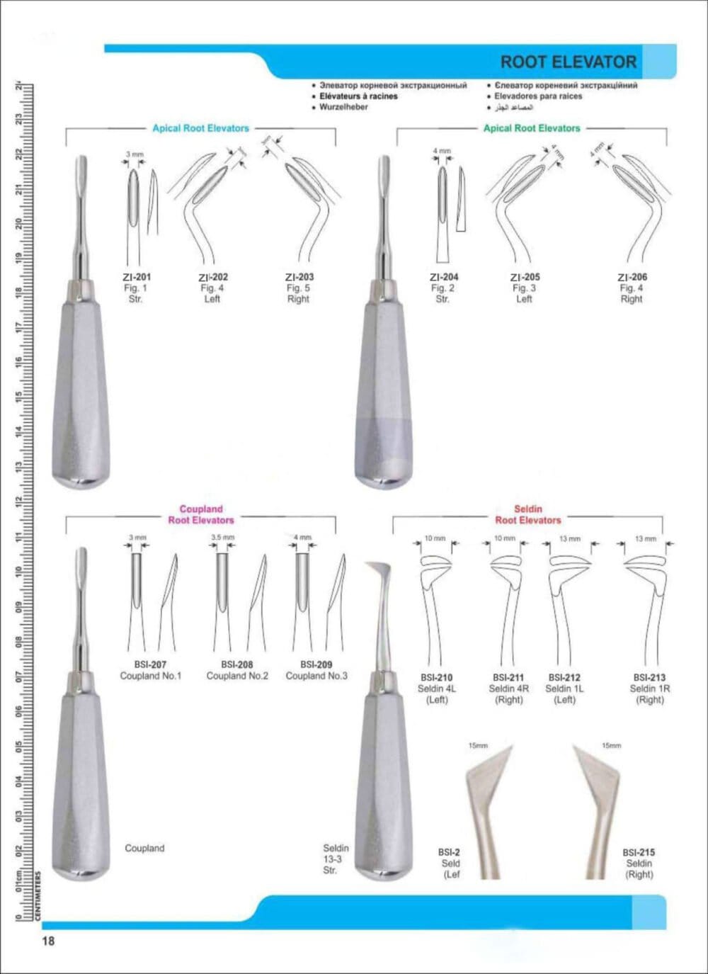 Root Elevators – Zaryab Instruments, Wurzelheber