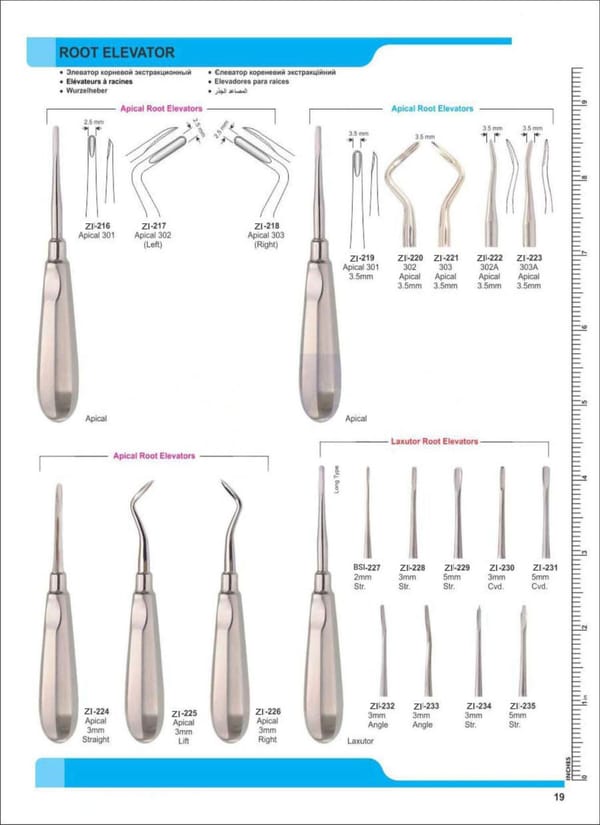 Root Elevators ZI-216