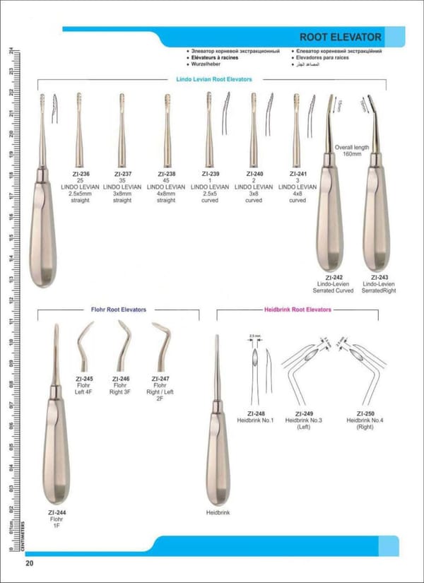 Root Elevators ZI-236