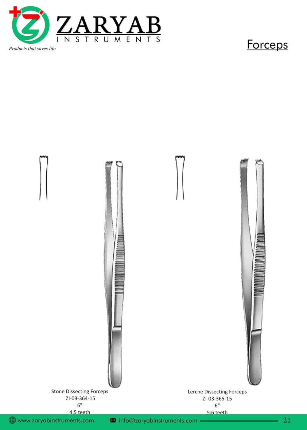 Forceps – Zaryab Instruments, Extraktionszangen