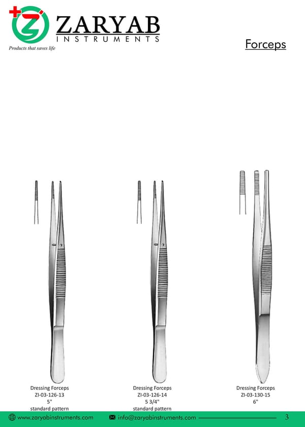 Forceps ZI-03-126-13
