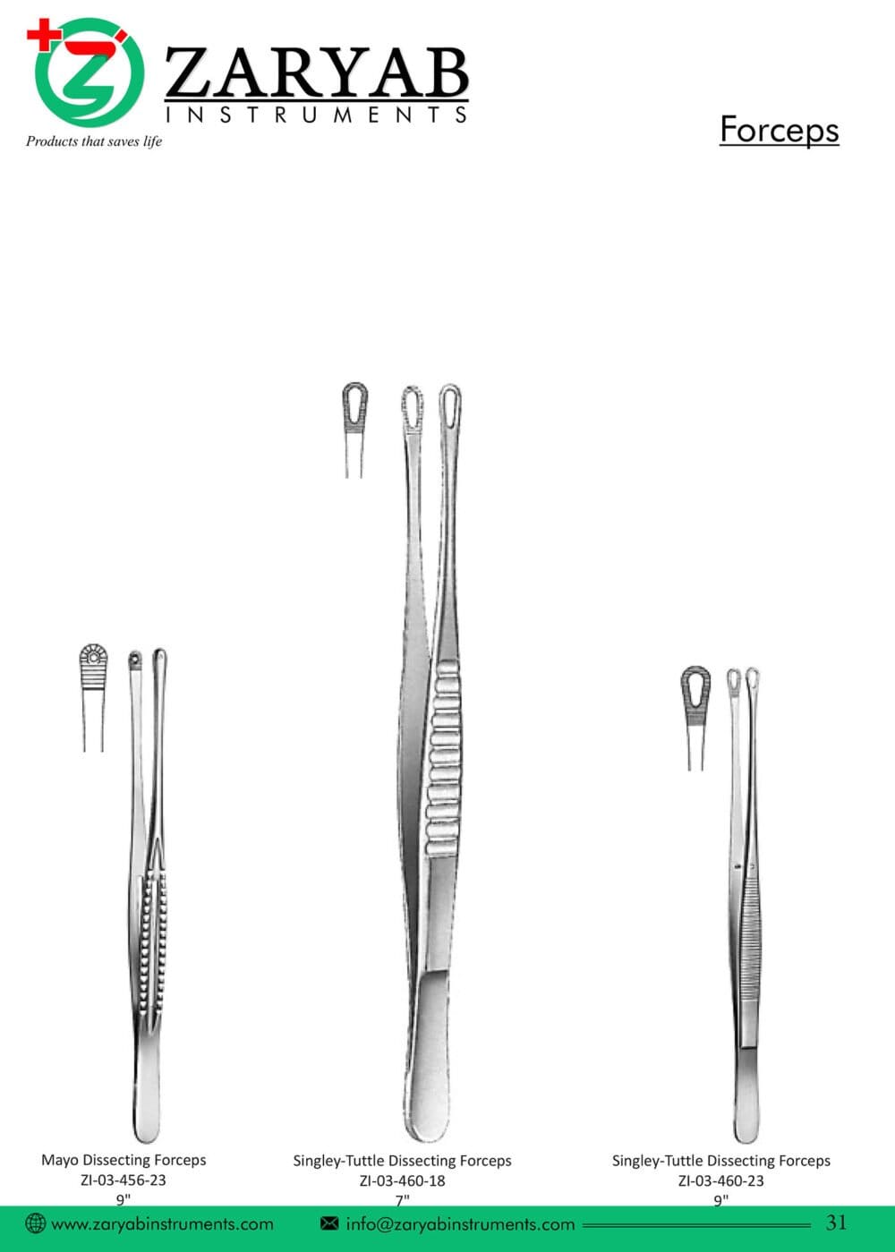 Forceps – Zaryab Instruments, Extraktionszangen