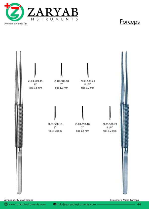 Forceps ZI-03-589-15