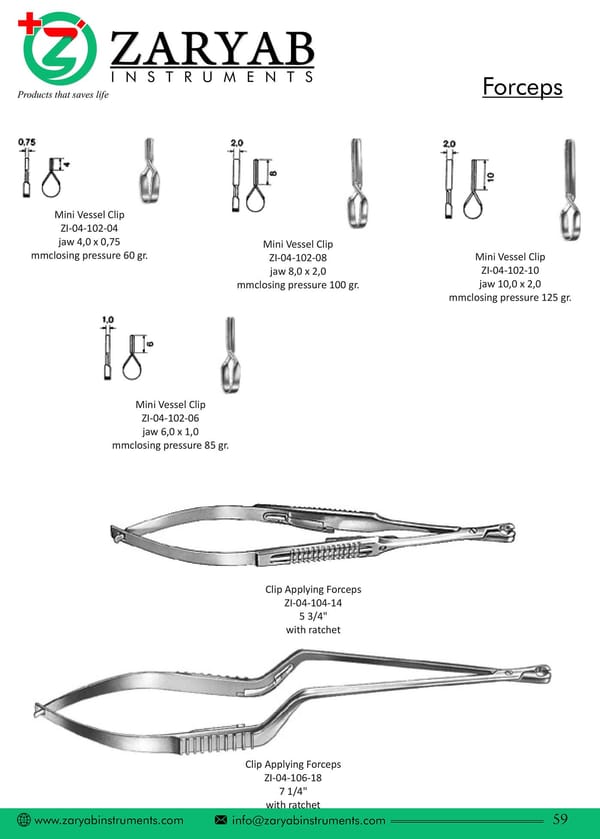 Forceps ZI-04-102-04