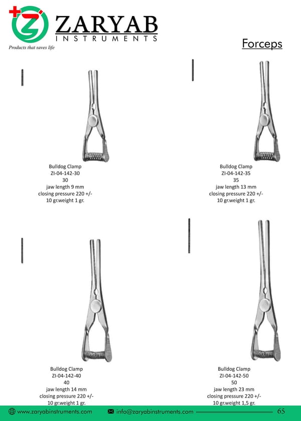 Forceps ZI-04-142-30