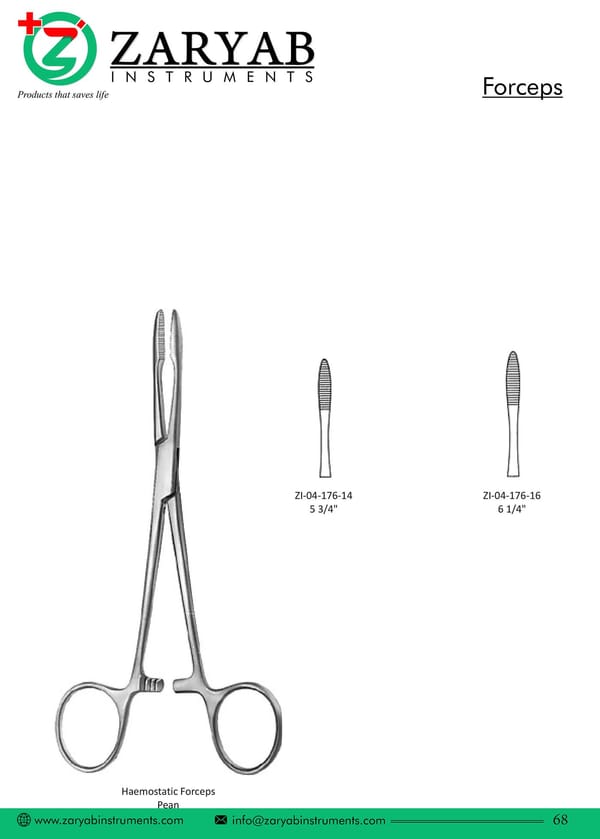 Forceps ZI-03-176-14