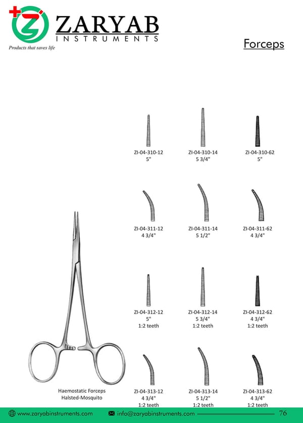 Forceps ZI-04-310-12