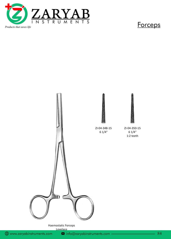 Forceps ZI-04-348-15