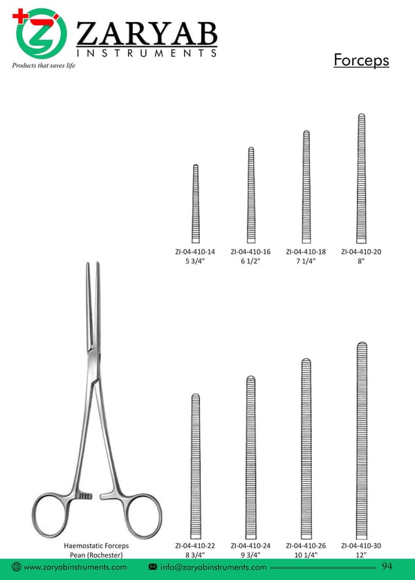 Forceps ZI-04-410-14