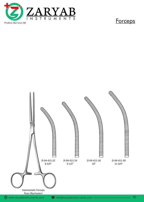 Forceps ZI-04-411-22