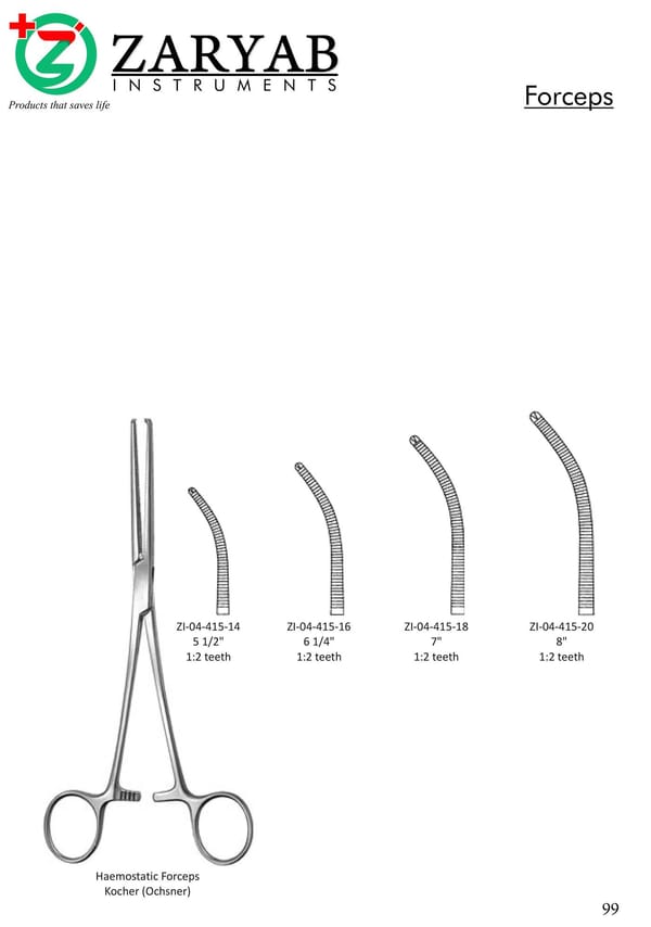 Forceps ZI-04-415-14