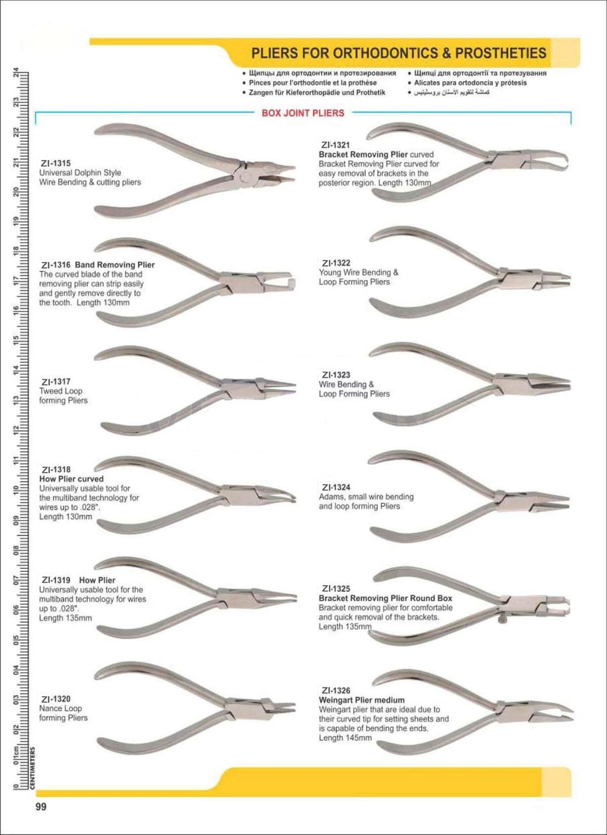 Pliers For Orthodontic Instruments & Prostheties – Zaryab Instruments, Zangen