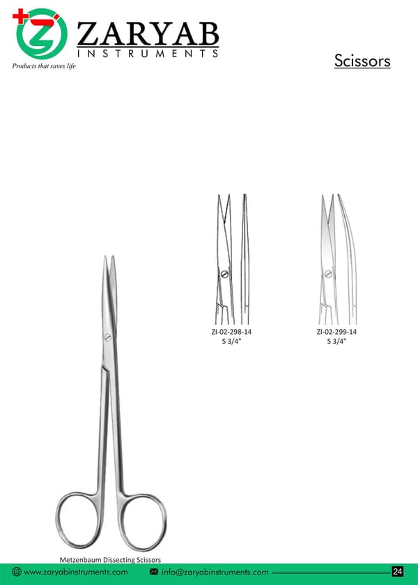 Scissors ZI-02-298-14